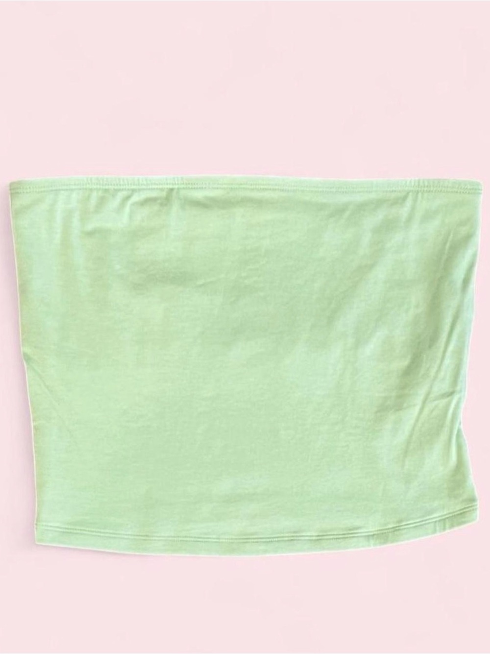 Y2K Old Navy Light Green Tube Top size Large